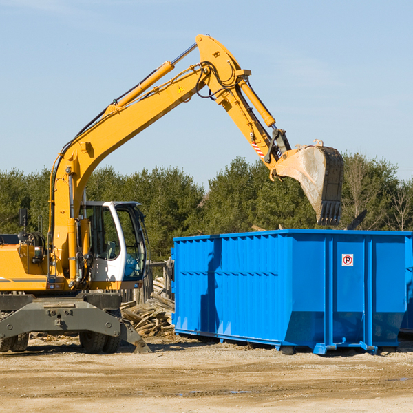 are there any restrictions on where a residential dumpster can be placed in Alpine